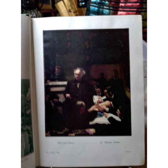 The Clinic 1948 Jefferson Medical College Philadelphia yearbook leather like cvr - Picture 3 of 8